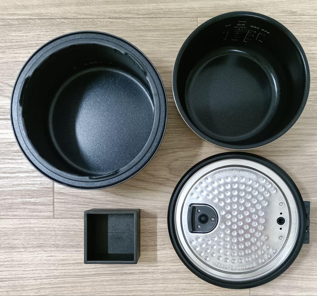BALMUDA The Gohan K08A-BK 炊飯器 3合炊き