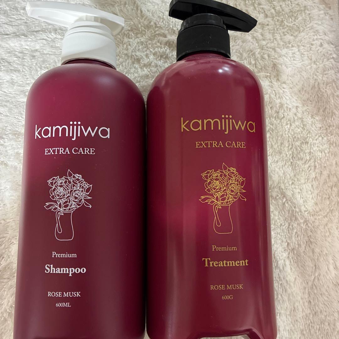 カミジワプレミアムシャンプー　トリートメント 600mL
