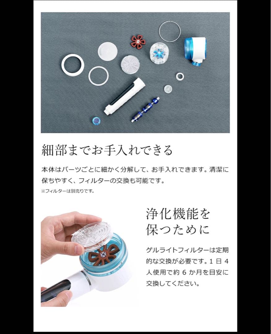 IONSPA プレミアム シャワーヘッド&付属品未使用