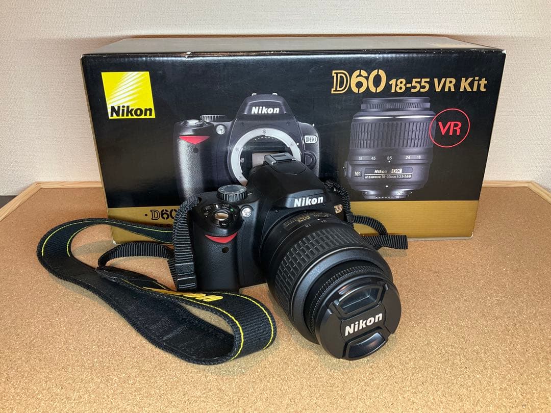 Nikon D60 18-55 VR Kit 付属品有り