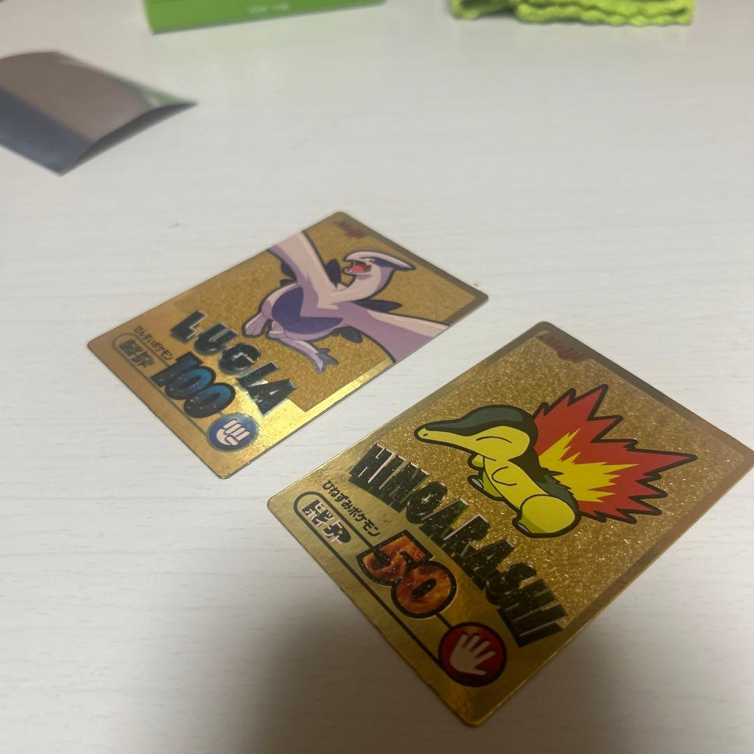 【meiji ゲットカード金】 ルギア　ヒノアラシ　2枚セット