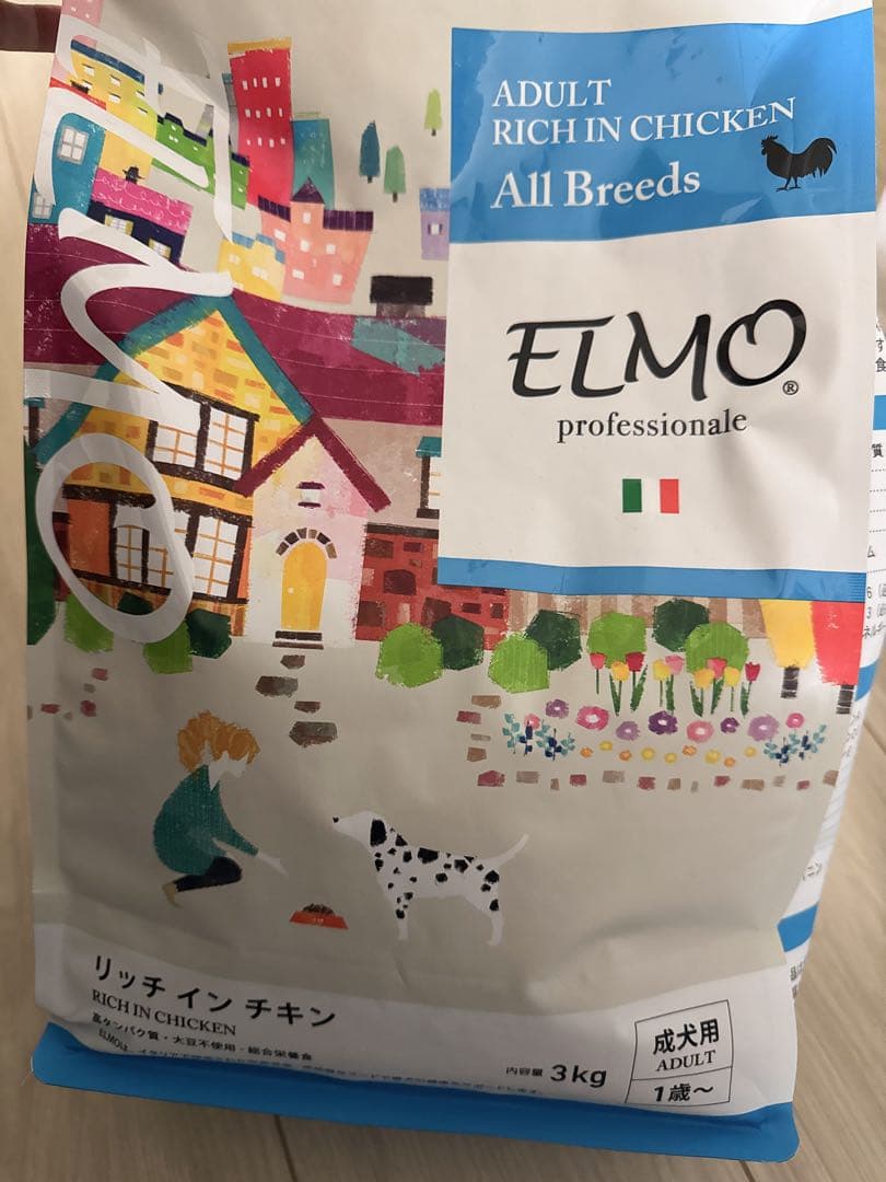 ELMO ドッグフード リッチ イン チキン 3kg 800g