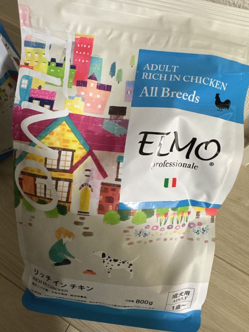 ELMO ドッグフード リッチ イン チキン 3kg 800g