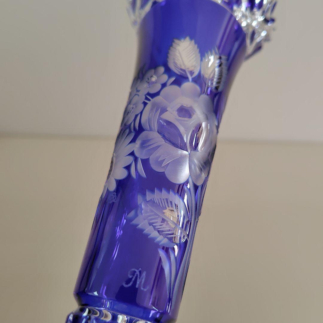 マイセンクリスタル　Meissener Bleikristall　一輪挿し