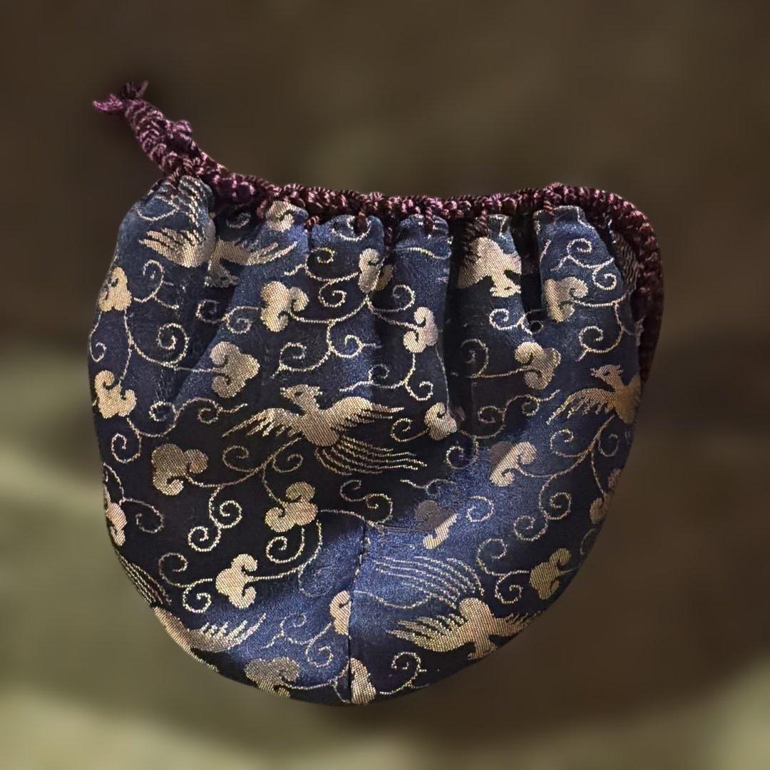 T新品未使用【桶谷定一・作、文琳茶入（仕覆付、共箱、茶道具）】