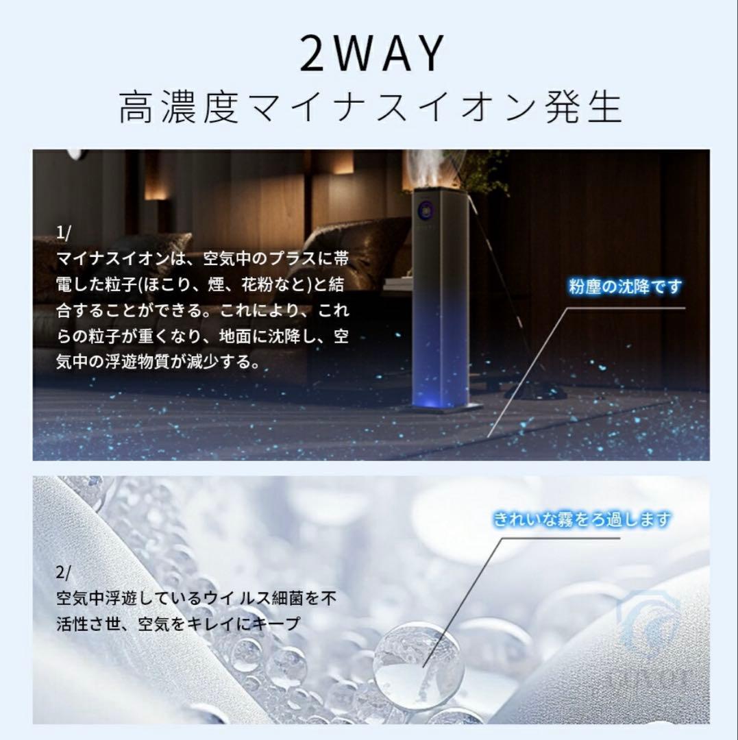 【にゃーにゃ】新品未使用｜UV抗菌×空気清浄×加湿器　40畳対応