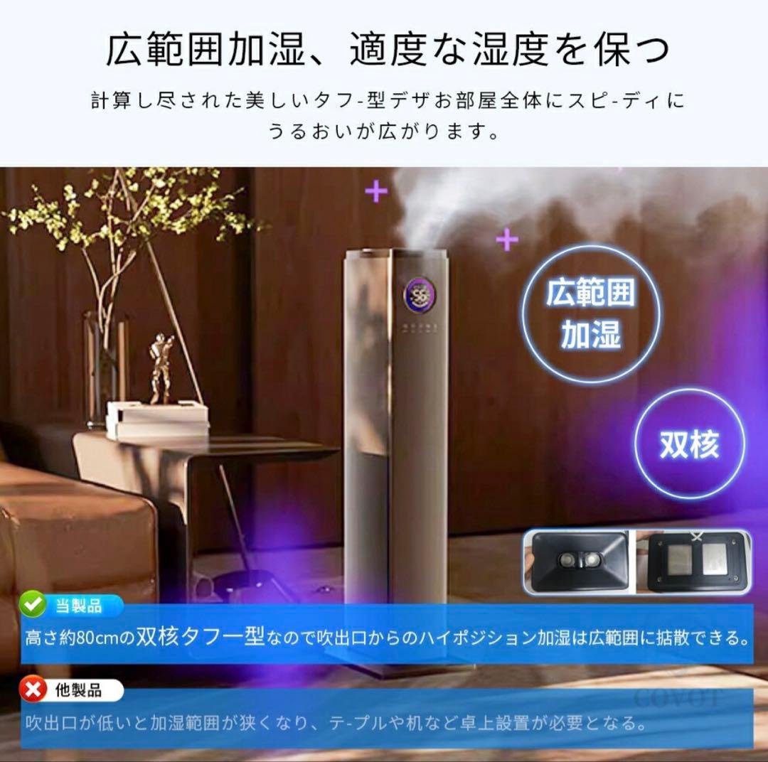 【にゃーにゃ】新品未使用｜UV抗菌×空気清浄×加湿器　40畳対応