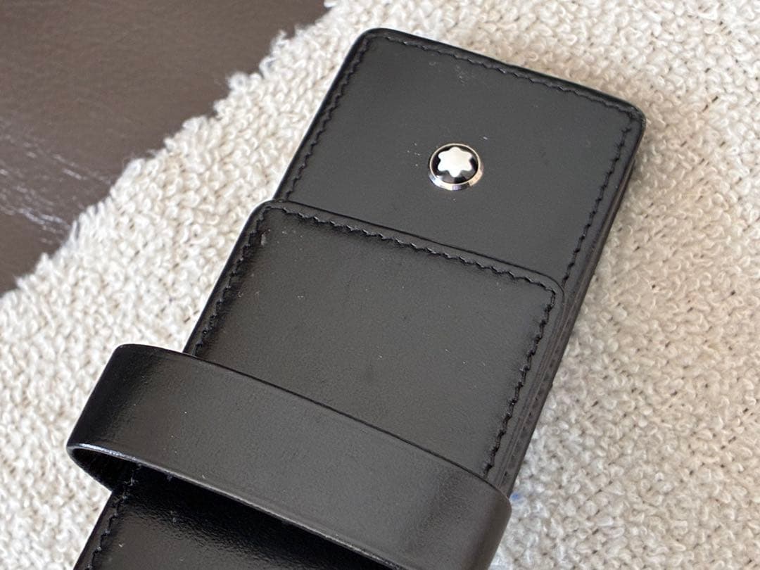 ◾️モンブラン◾️美品164 ボールペン＆シエナペンケース2本差◾️新品リフィル付属◾️