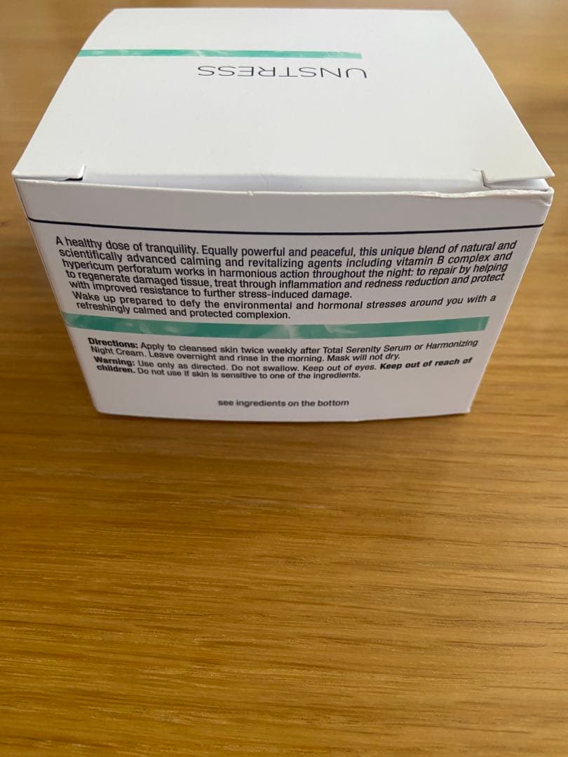 パック・フェイスマスク CHRISTINA UNSTRESS REPLENISHING MASK