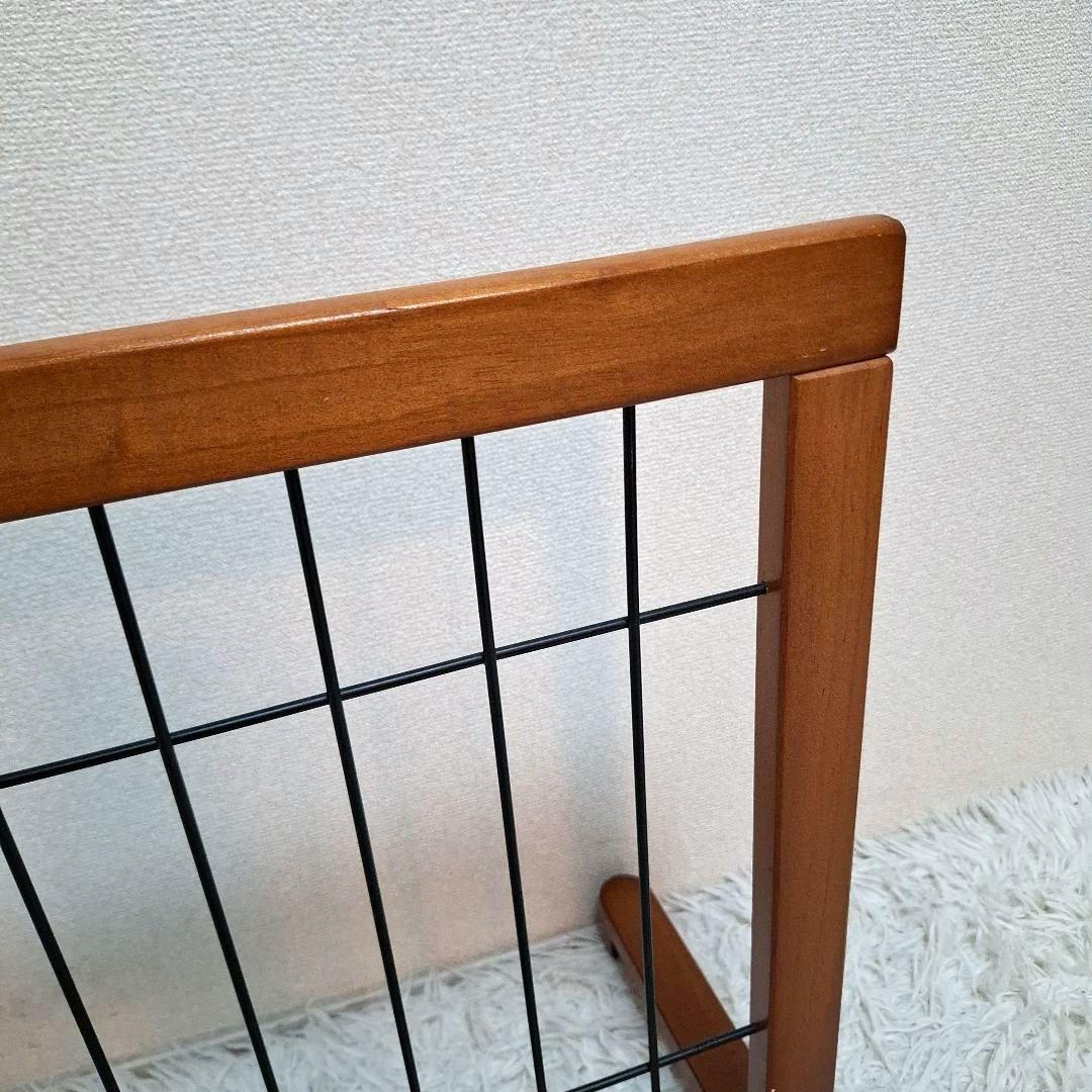 【生産終了品】アイリスプラザ ペットゲート ブラウン ブラック