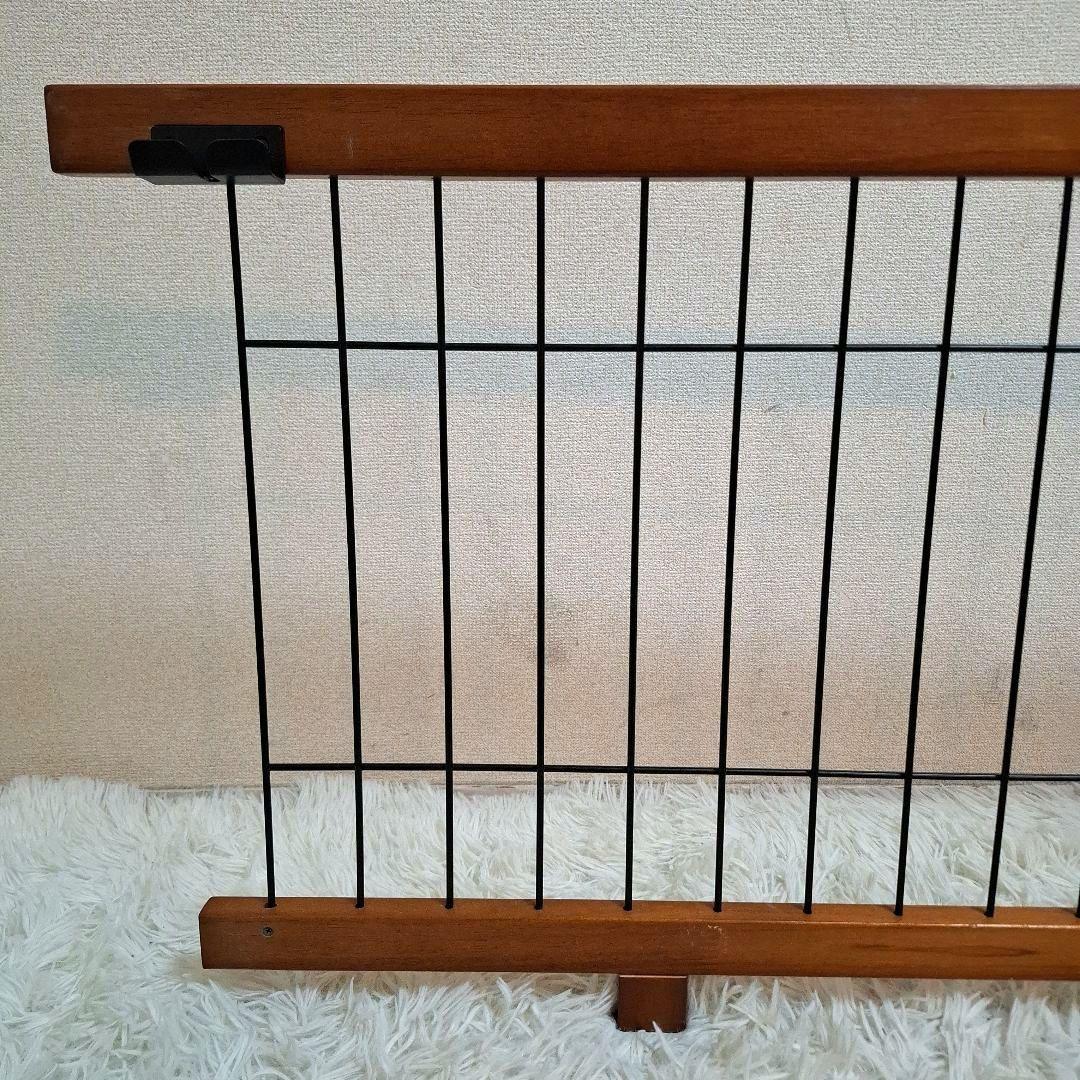 【生産終了品】アイリスプラザ ペットゲート ブラウン ブラック
