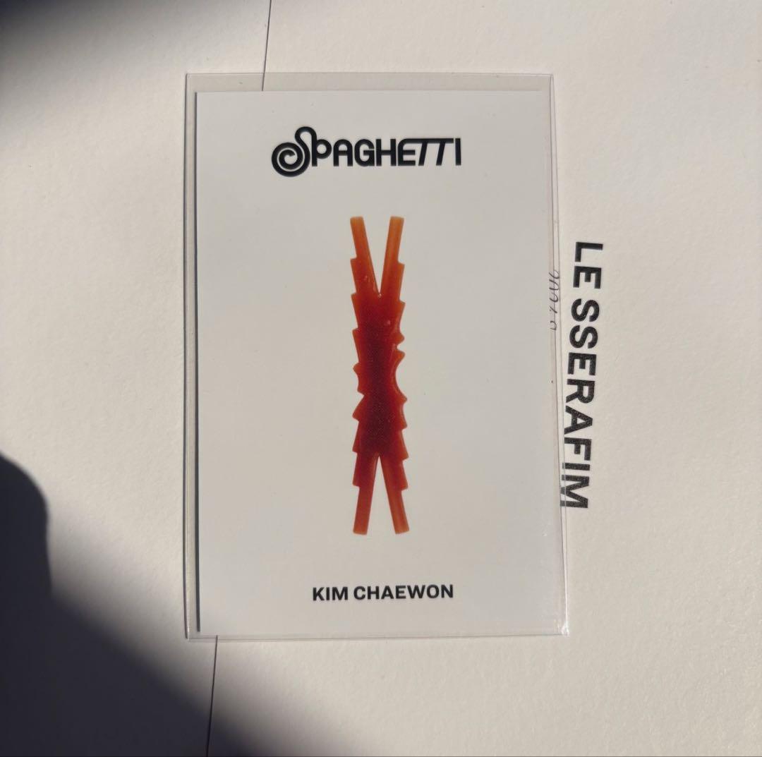lesserafim チェウォン サノク spaghetti トレカ 事前収録