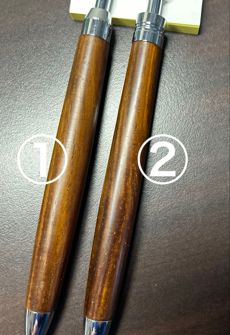 美しいローズウッドの木軸シャーペン0.5mm②