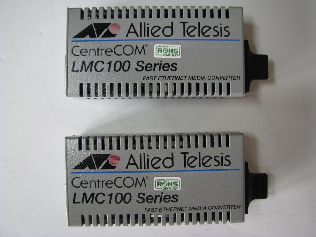 AliedTelesis CentreCOM LMC102メディアコンバータx2