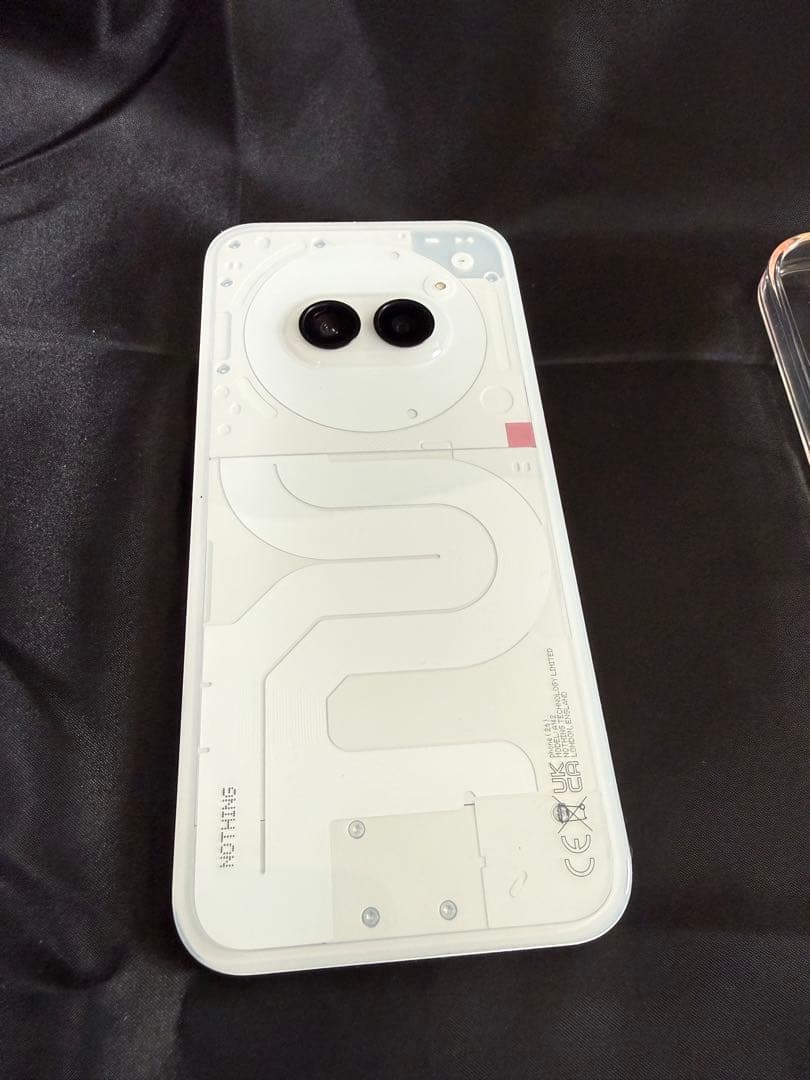 Nothing Phone (2a) ミルク12+256GB 本体 クリアケース