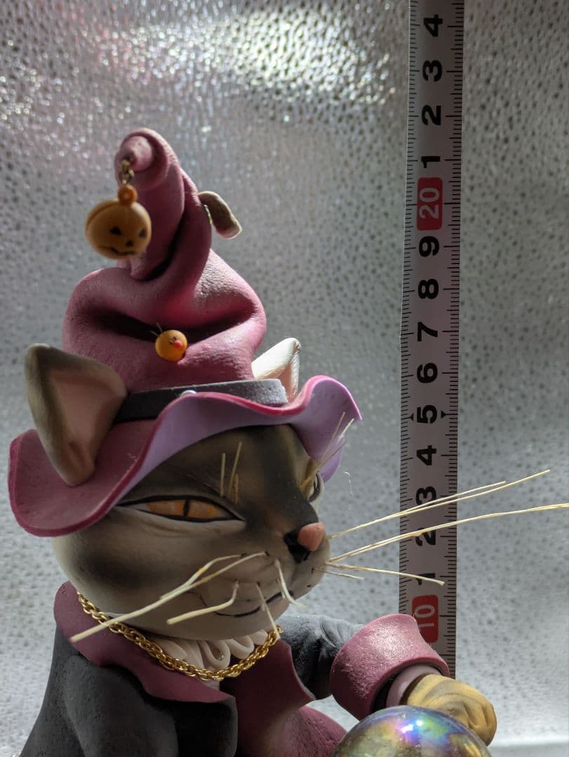 【超希少 2001年製】Wizard Cat 猫の魔法使い 置物 ビンテージ