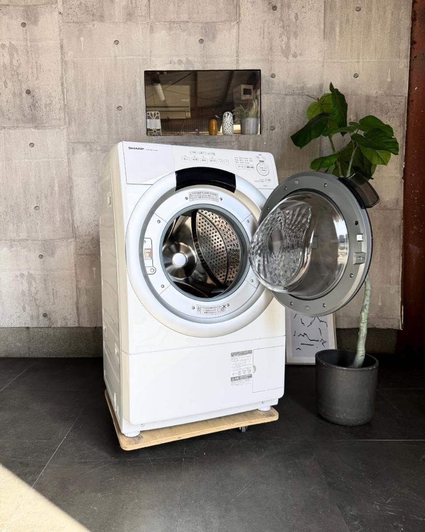 設置まで✨ SHARP 一人暮らし用ドラム式 7kg ✨ 2024年製⭕️