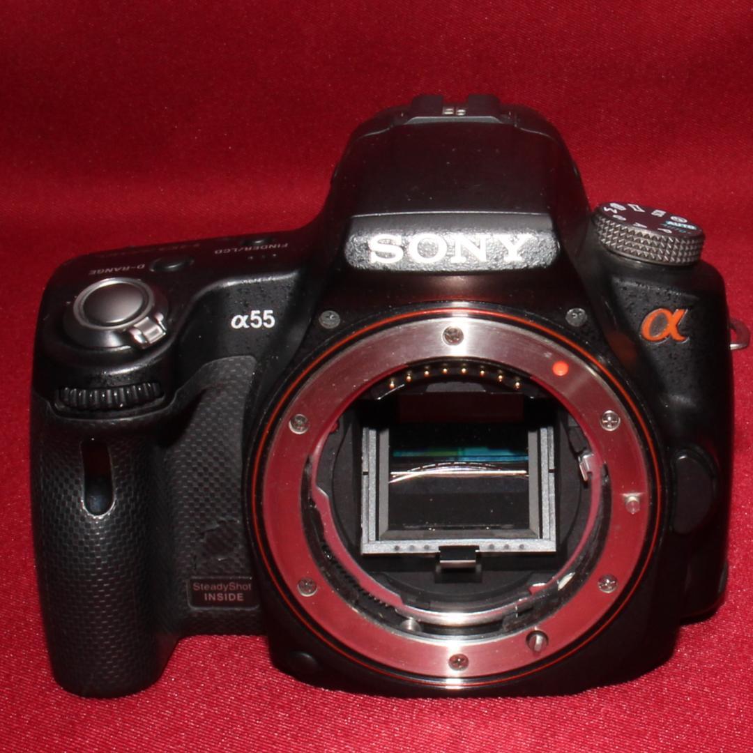 ✨スマホ転送セット付き✨❤️SONY SLT-A55V トリプルレンズ❤️