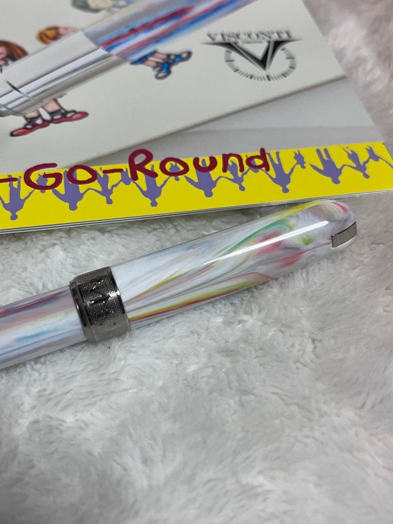 ☆廃盤 未使用品 ヴィスコンティ メリーゴーランド 万年筆 ニブF☆
