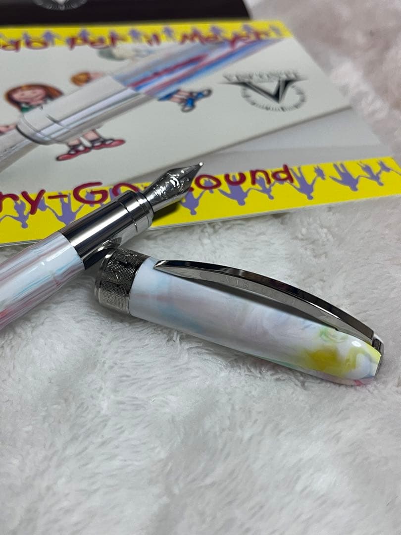 ☆廃盤 未使用品 ヴィスコンティ メリーゴーランド 万年筆 ニブF☆