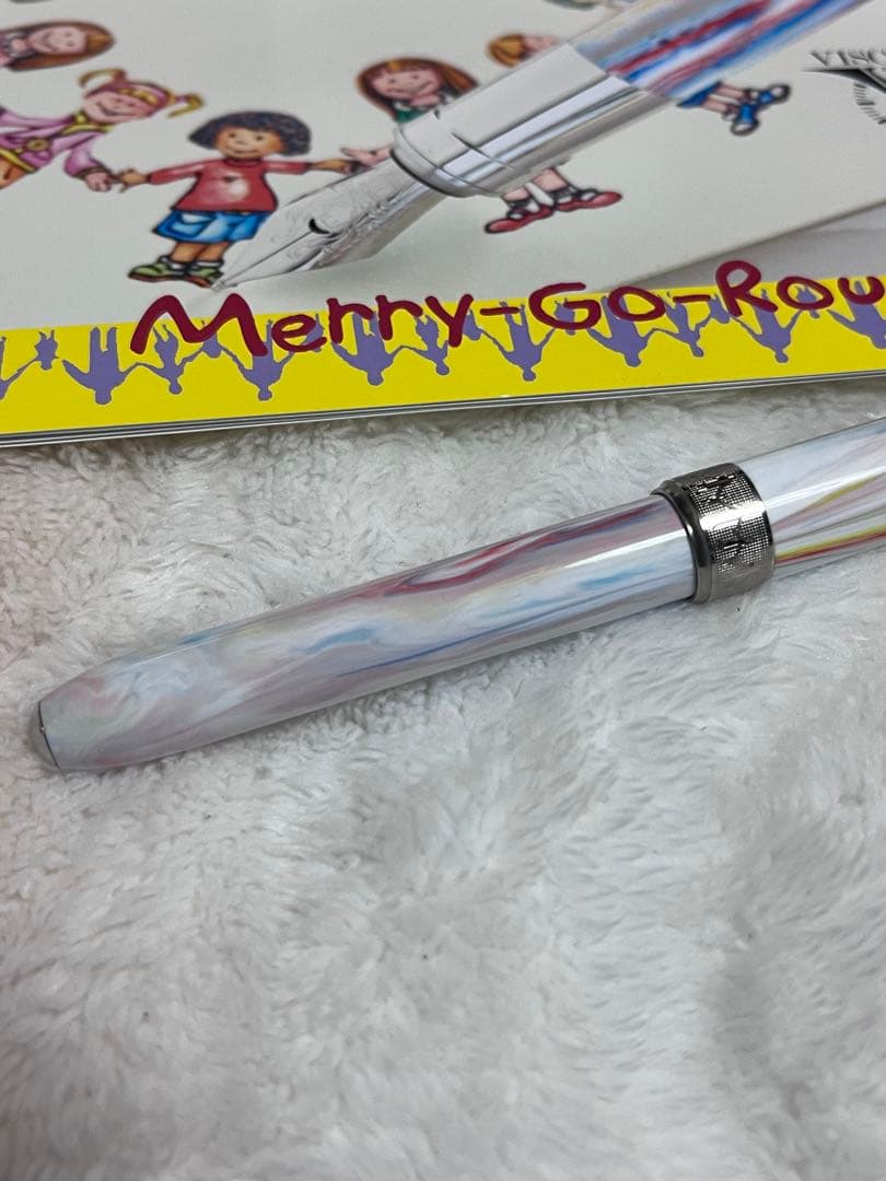 ☆廃盤 未使用品 ヴィスコンティ メリーゴーランド 万年筆 ニブF☆