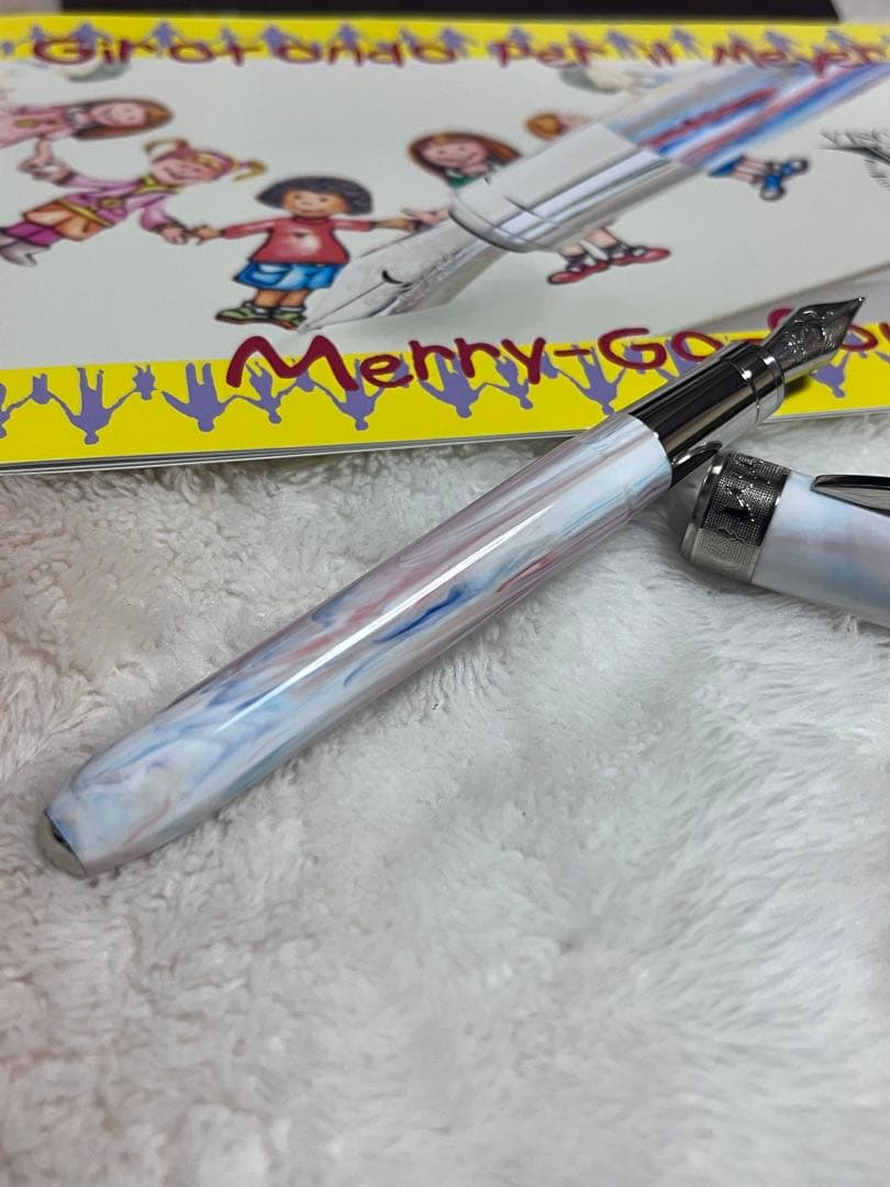 ☆廃盤 未使用品 ヴィスコンティ メリーゴーランド 万年筆 ニブF☆