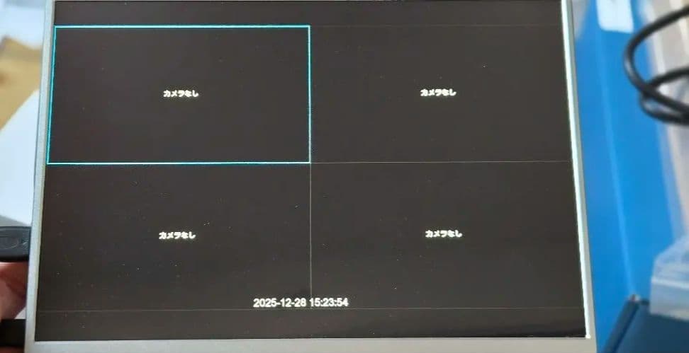 4K 防犯カメラ　モニターセット　AI認証 スマホ連携