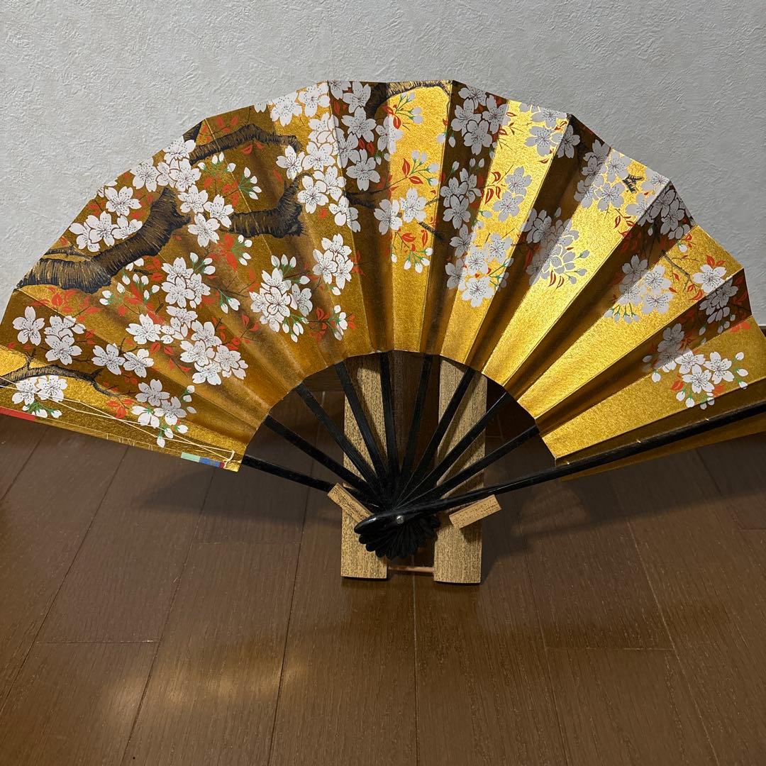 箱付き　京都　の　飾り扇子　舞扇堂