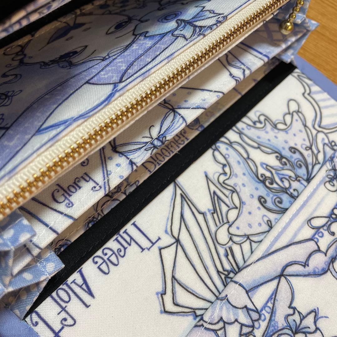 長財布　やりくり財布　ハンドメイド　ロラライハリス　巾着袋セット