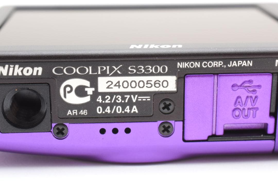 Nikon COOLPIX S3300 コンパクトデジタルカメラ パープルニコン