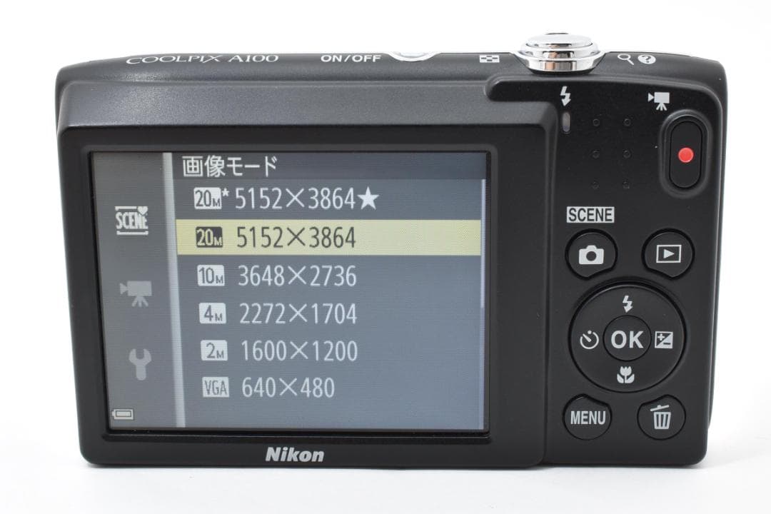 【極美品】Nikon COOLPIX A100 スマホ転送 コンデジ 855