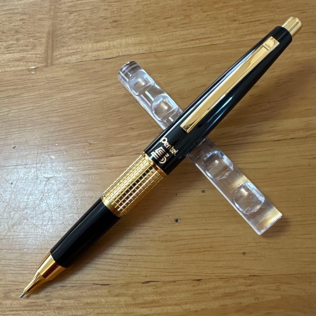 廃盤 Pentel ぺんてる 5 ゴールド ケリー シャーペン 旧型 箱付