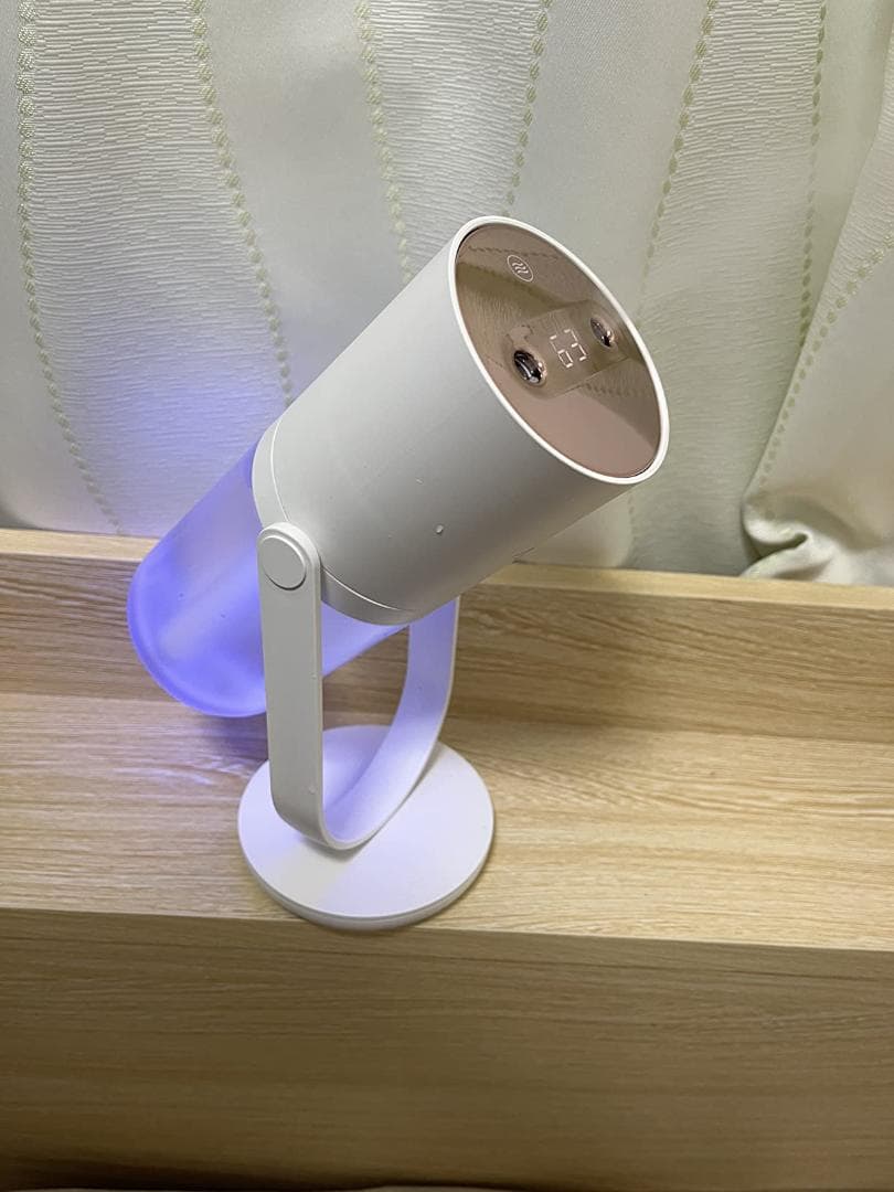 大容量 加湿器 上下180角度調整 超音波式 USB充電式