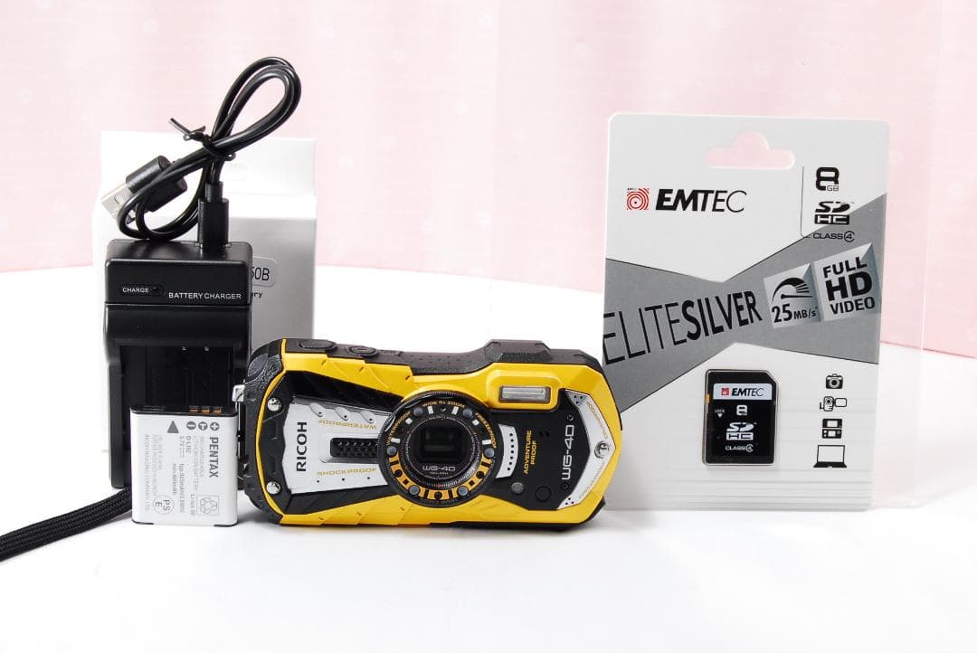 〓14m防水/1.6m耐衝撃〓リコー RICOH WG-40 防水カメラ