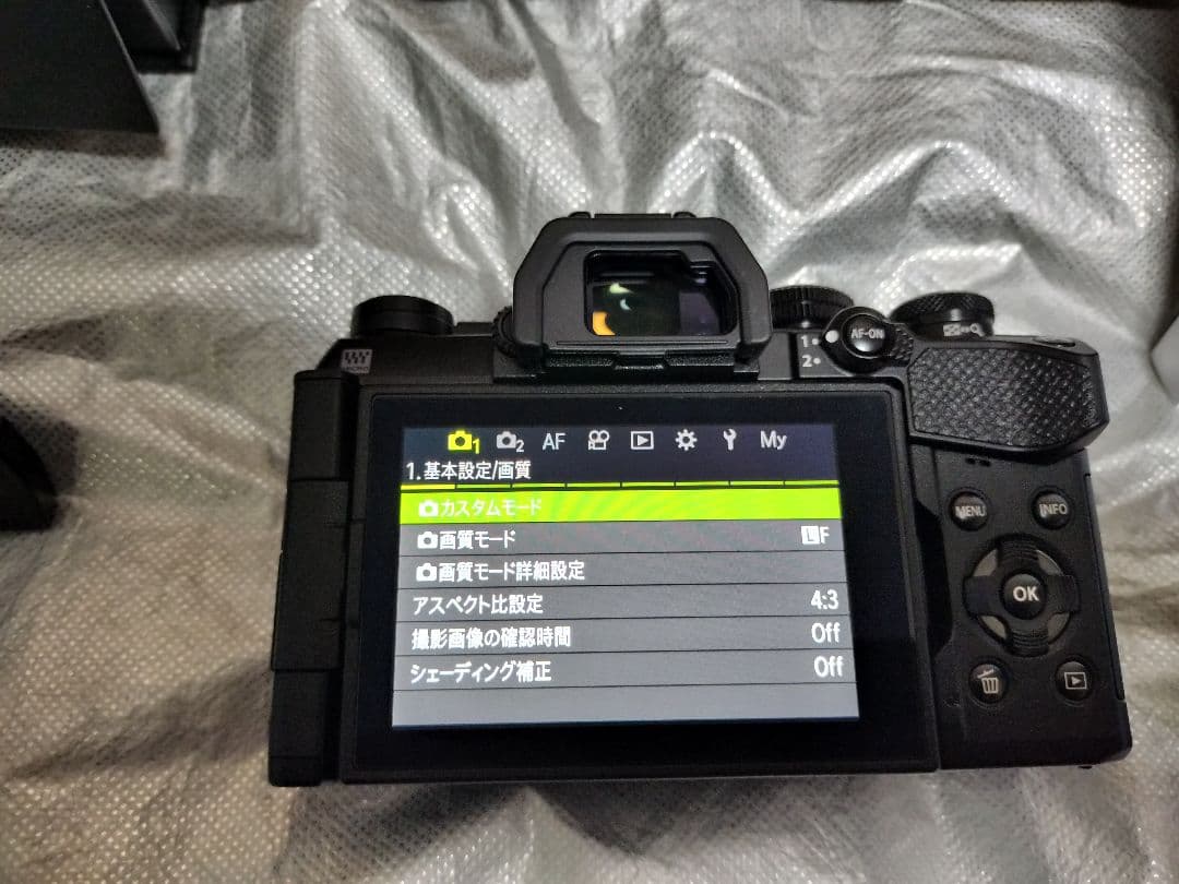 OM5 markii ディスプレイシール 黒檀グリップセット 新品