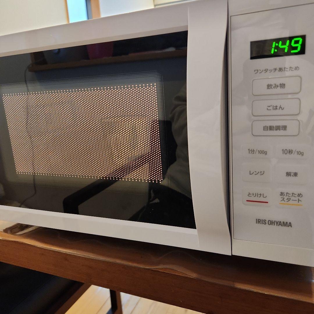 美品　アイリスオーヤマ　電子レンジ　IMB-T178-W　2023年製