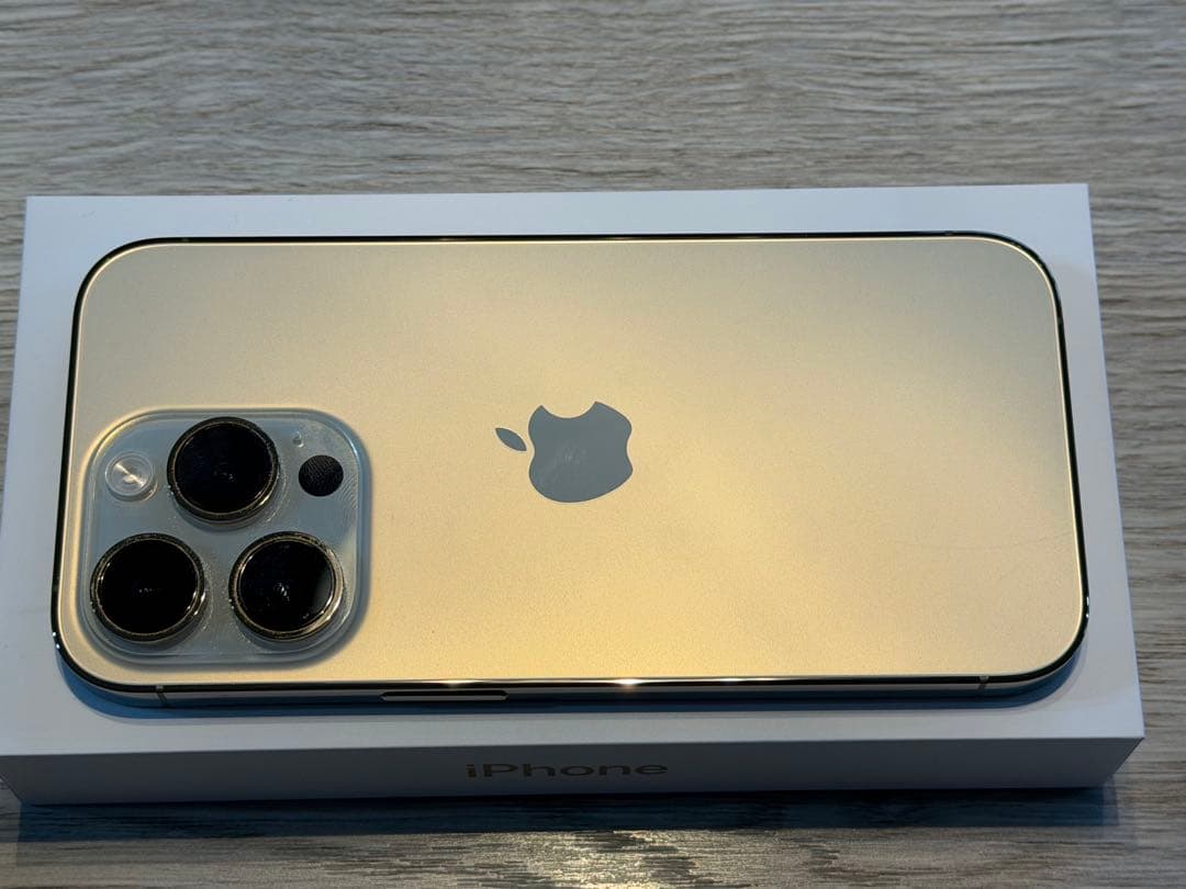 iPhone 14 Pro 128GB ゴールド ワンオーナー美品SIMフリー