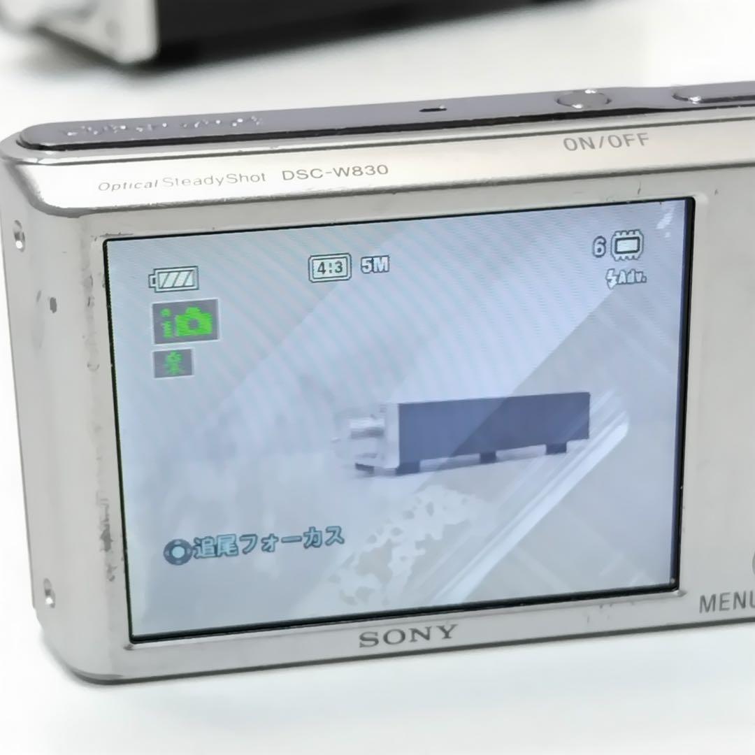(液晶画面劣化あり) SONY DSC-W830 コンデジ デジカメ カメラ