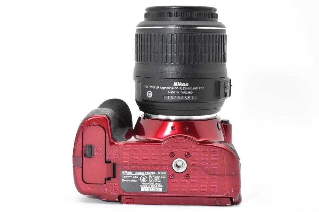 Nikon ニコン D5300 レッド レンズキット デジタル一眼レフカメラ