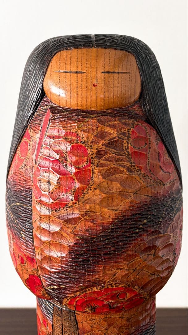 稀少 rare関口 東亜 Tōa 特大 こけし 創作 kokeshi doll