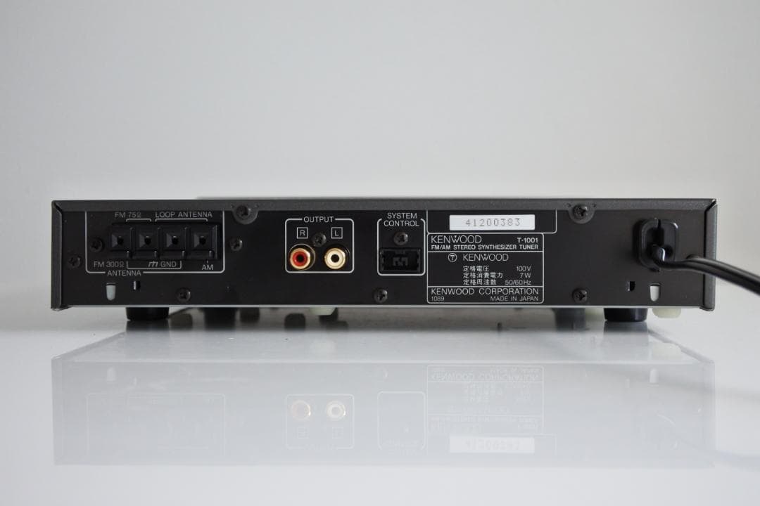 ■KENWOOD T-1001 FM/AMチューナー　正常動作品■