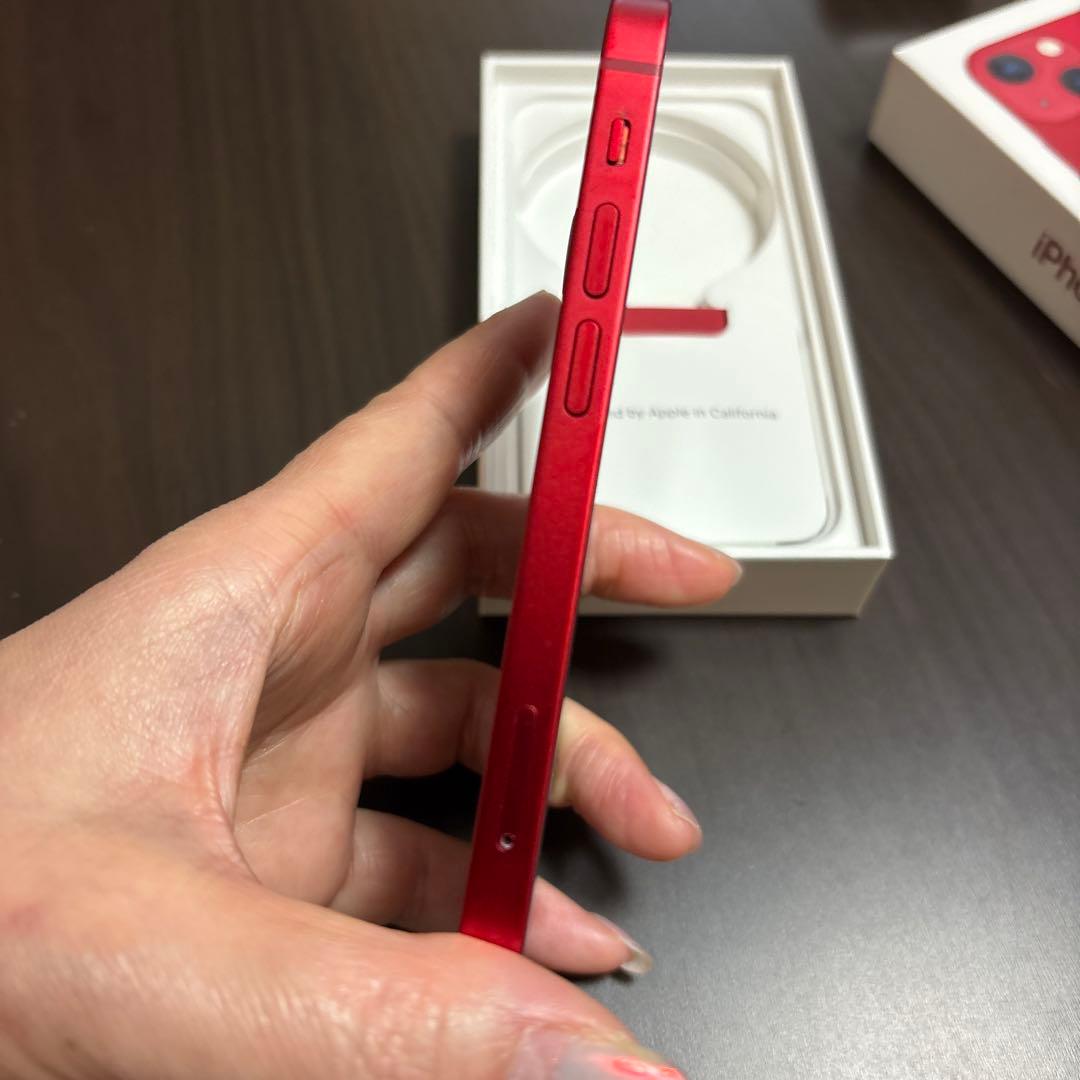 iPhone 13 mini RED 128GB SIMフリー 中古美品