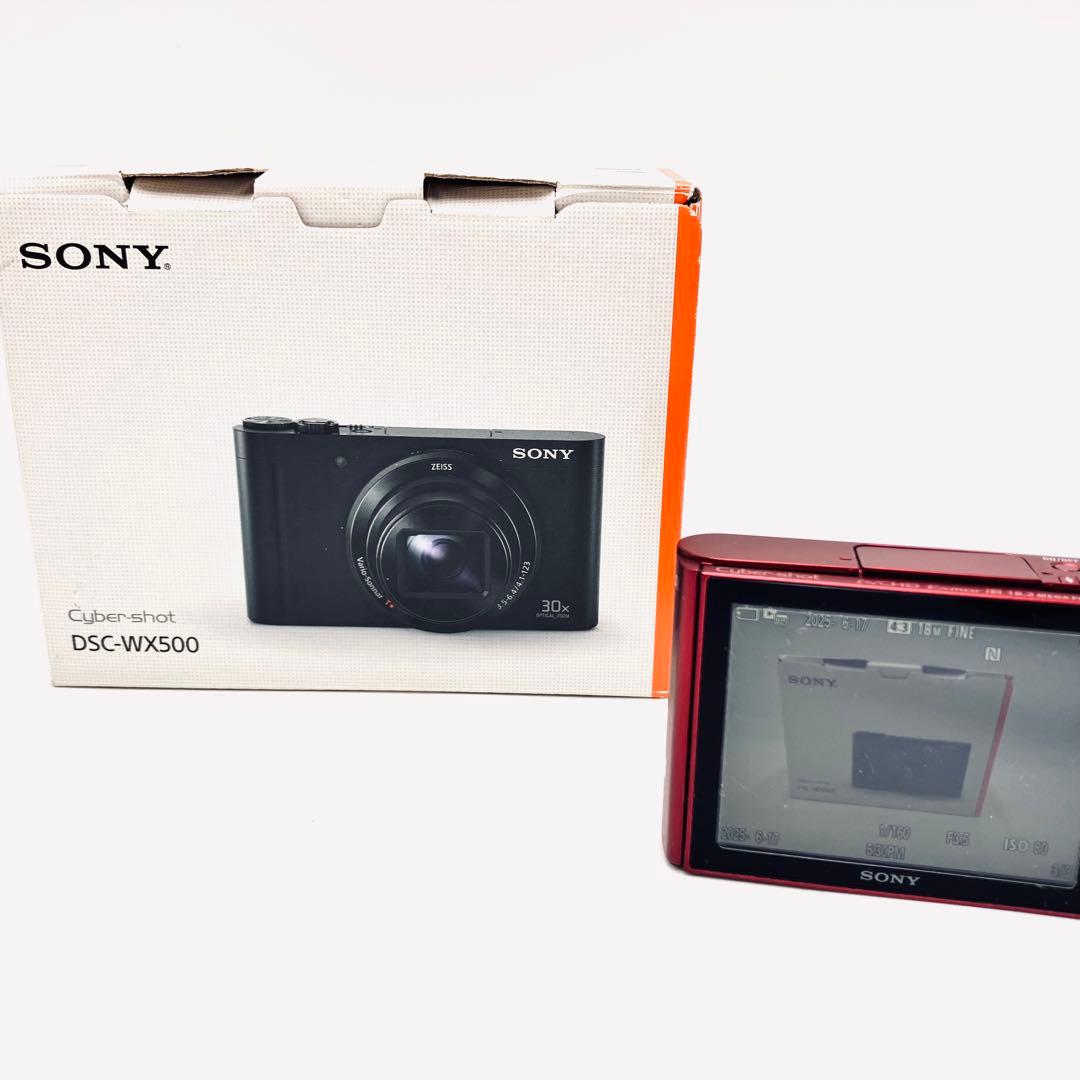 美品♪ SONY DSC-WX500 レッド