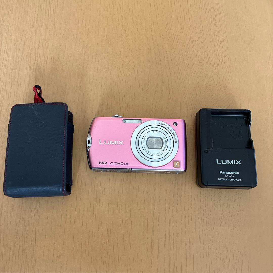 【箱、説明書付き】 LUMIX FX70 ピンク コンパクトデジタルカメラ