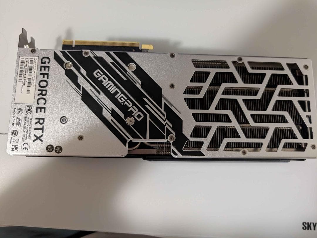 【ジャンク品】Palit GeForce RTX 4070ti