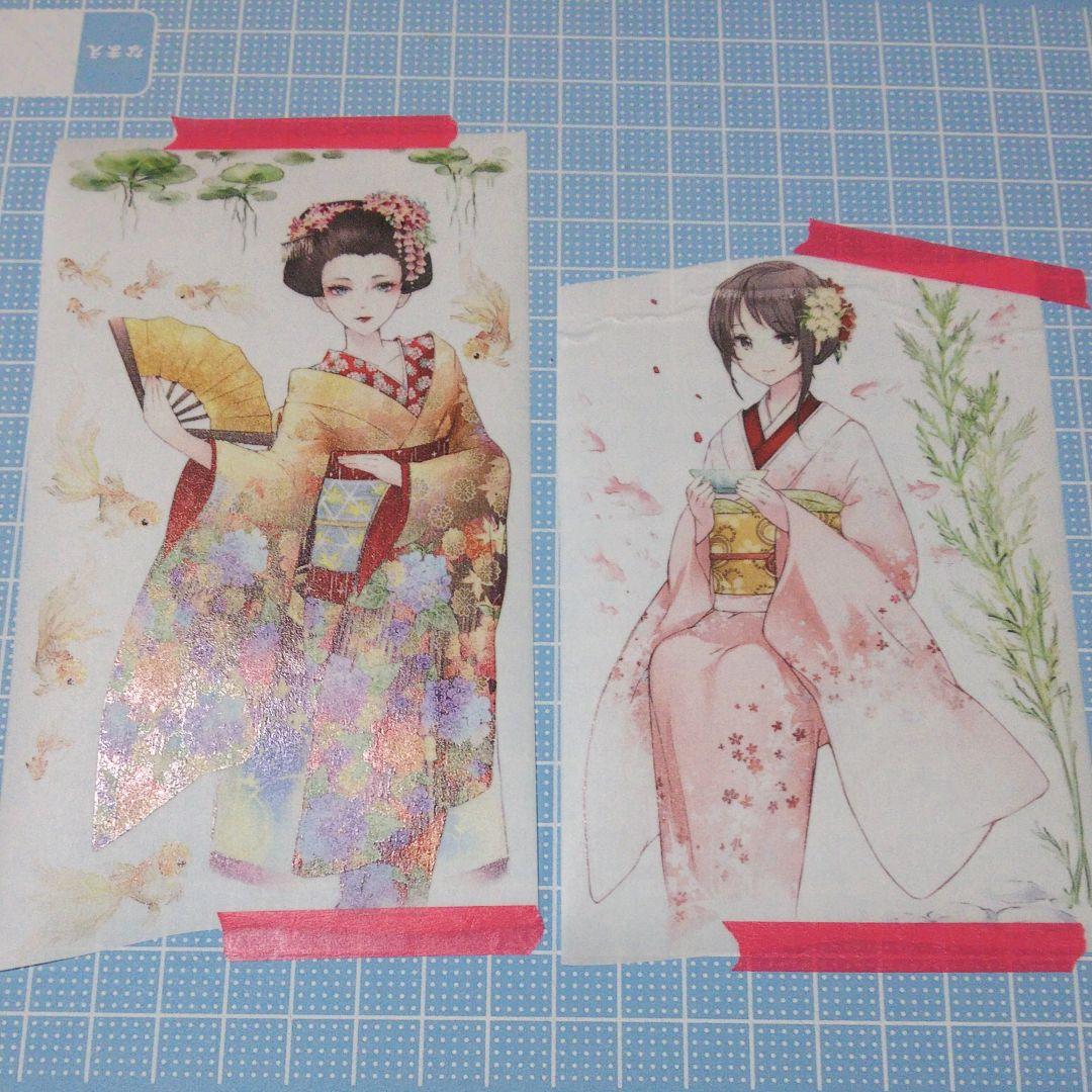切り売り 人物マスキングテープ 115