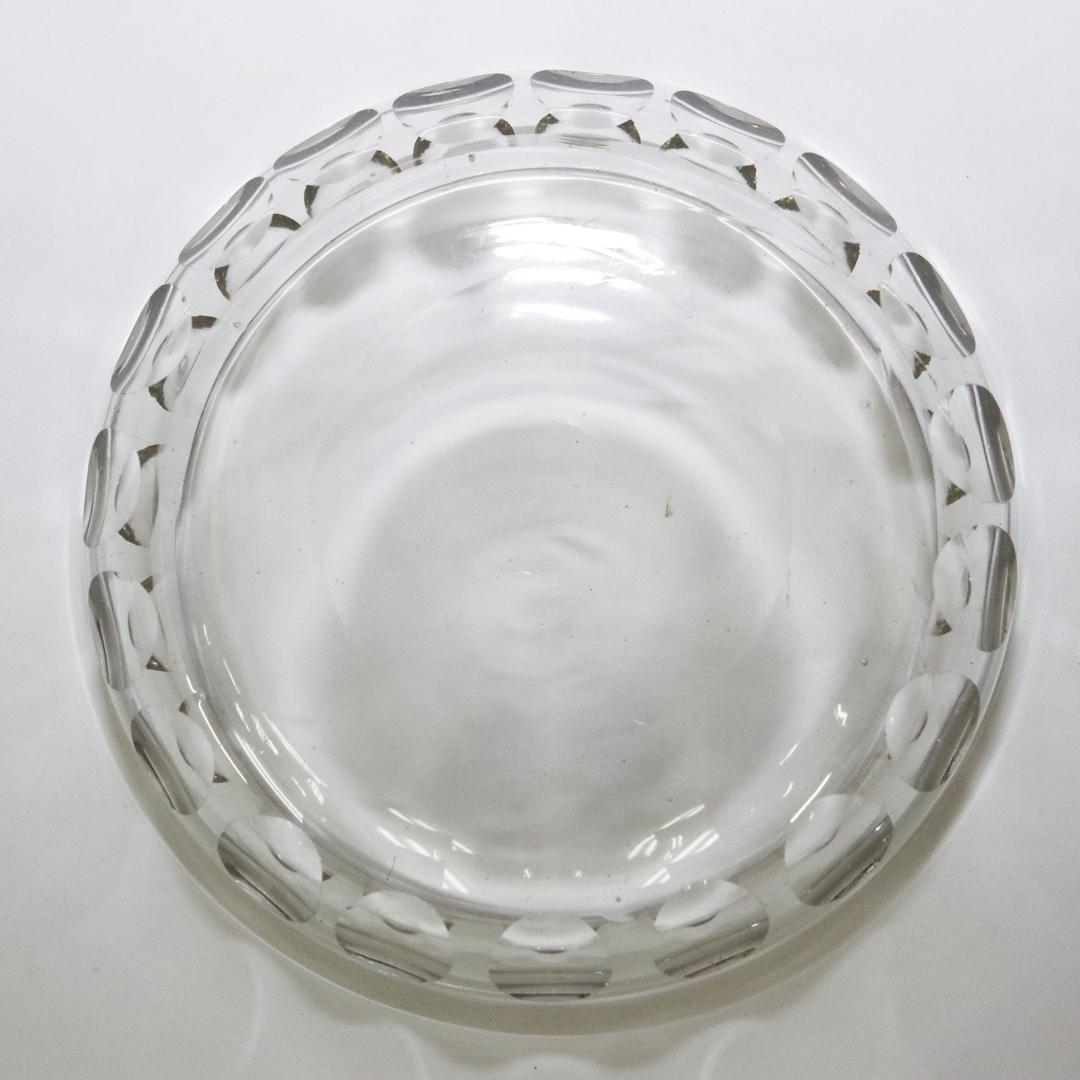 ウランガラス 11客　小皿 豆皿 レトロ　気泡