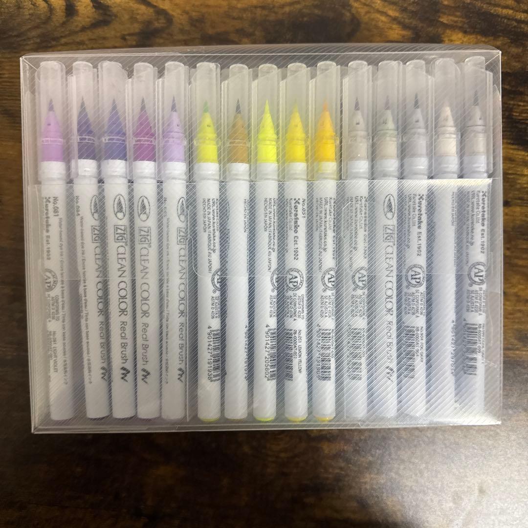 呉竹 ZIG CLEAN COLOR Real Brush 90色セット
