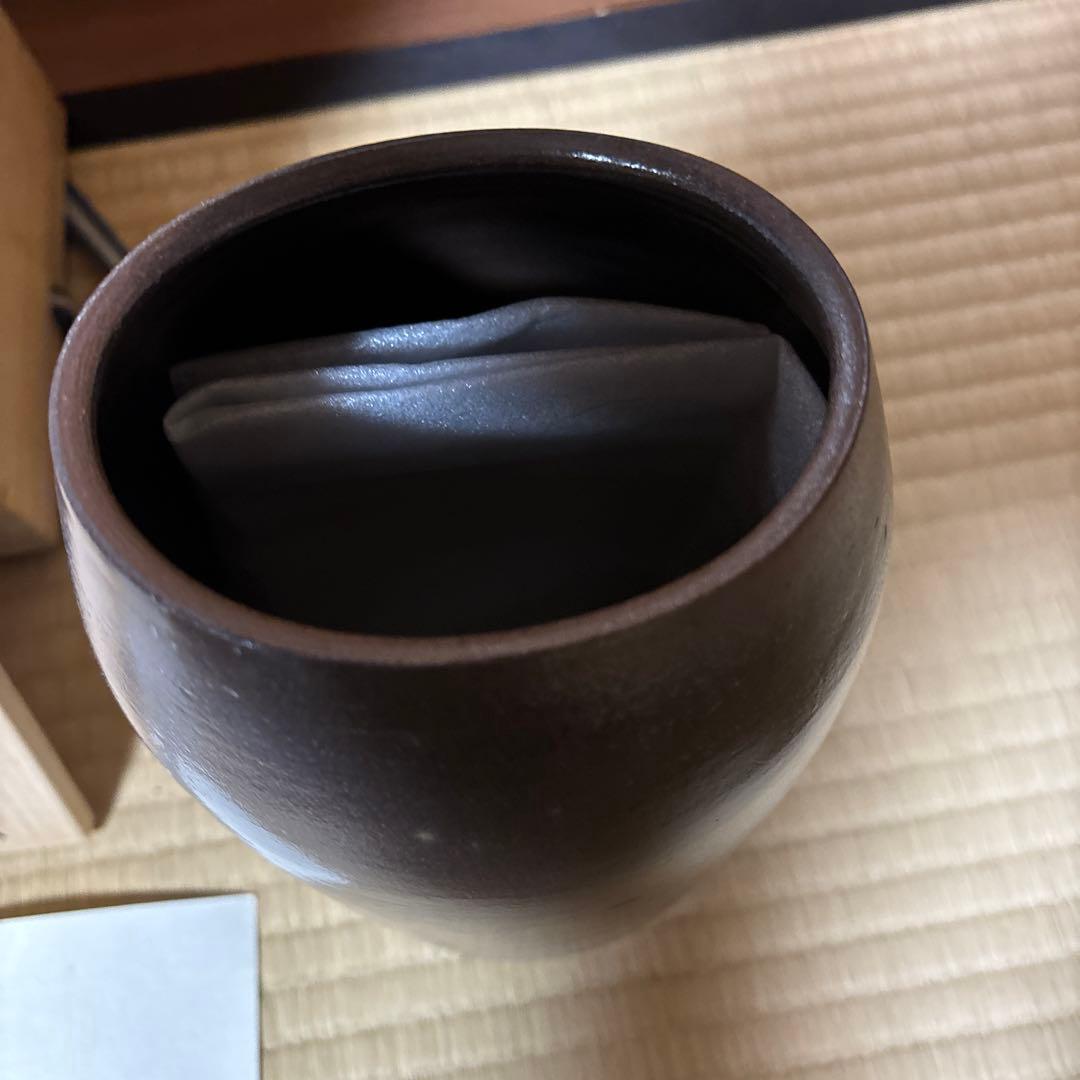 亀井勝 洞山窯 花入 花生 筒花瓶 瀬戸