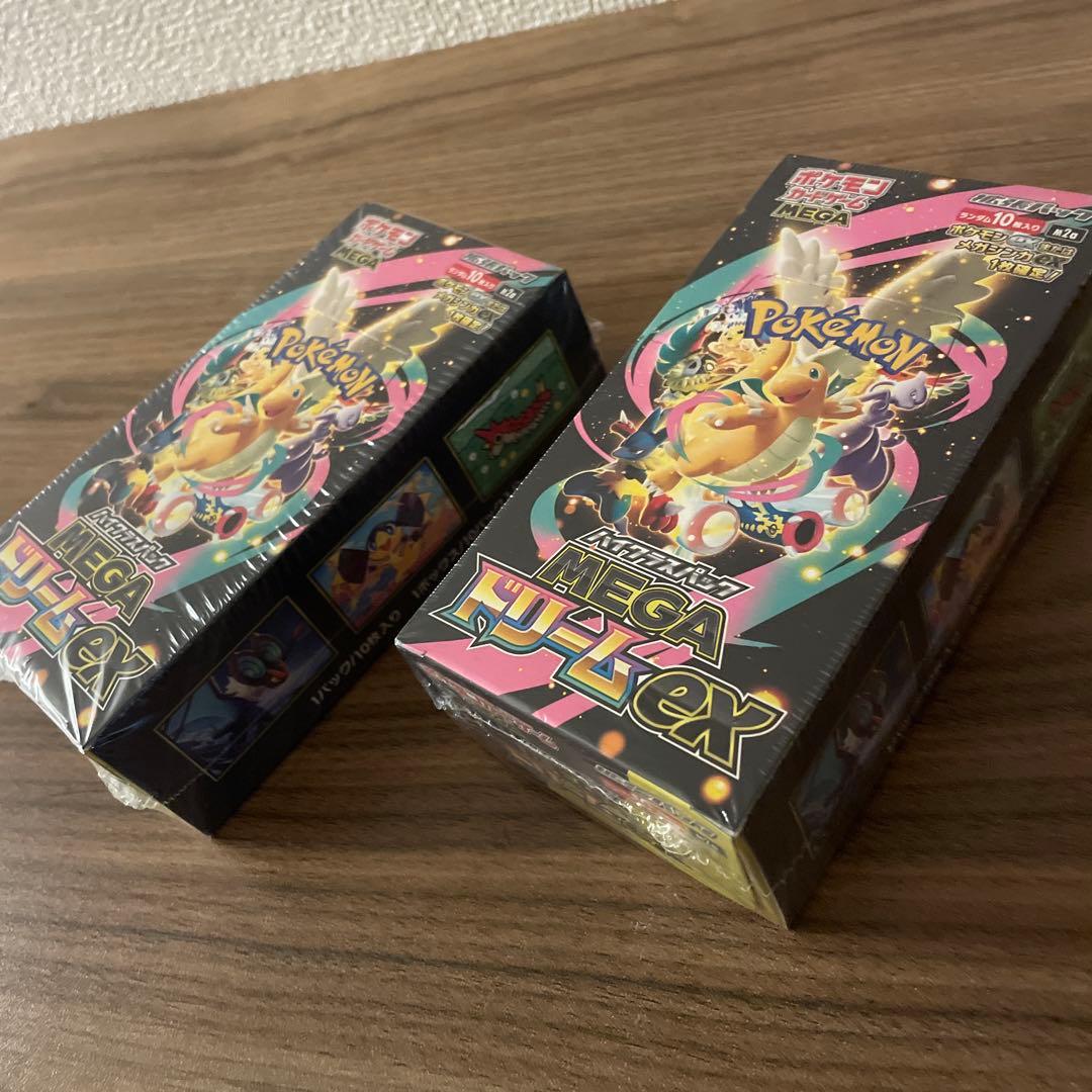ポケモンカードゲーム MEGAドリームex シュリンク付き　2box